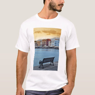 Chania bij schemering, Chania, Kreta, Griekenland T-shirt