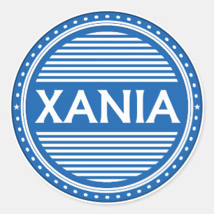 Chania City Pride Embleem – Griekse Identiteit Ronde Sticker