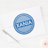 Chania City Pride Emblem – Greek Identity Ronde Sticker (Envelop)