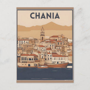 Chania City Souvenirs Kreta Griekenland reis Briefkaart