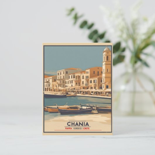  Chania City Souvenirs Kreta Griekenland reis Briefkaart (Staand voorkant)