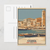  Chania City Souvenirs Kreta Griekenland reis Briefkaart (Voorkant / Achterkant)