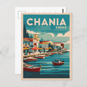 Chania Griekenland  stranden geschenken souvenirs Briefkaart
