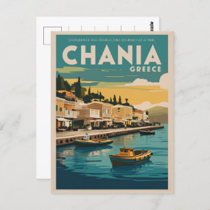  Chania Griekenland stranden geschenken souvenirs Briefkaart