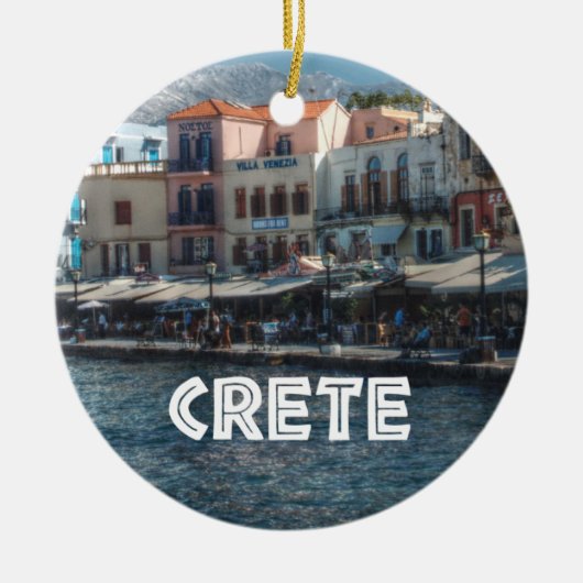Chania Kreta Griekse eilanden Keramisch Ornament (Voorkant)