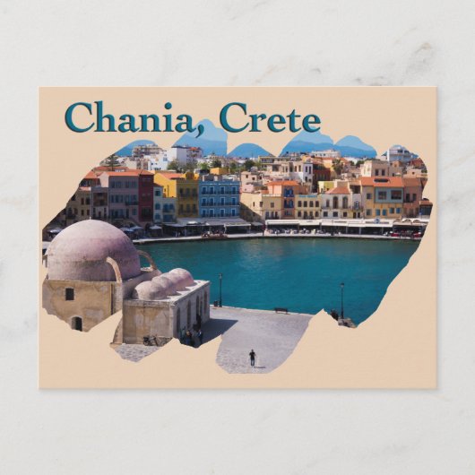 Chania, Kreta: Venetian Harbour Briefkaart (Voorkant)