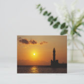 Chania Lighthouse Briefkaart (Staand voorkant)