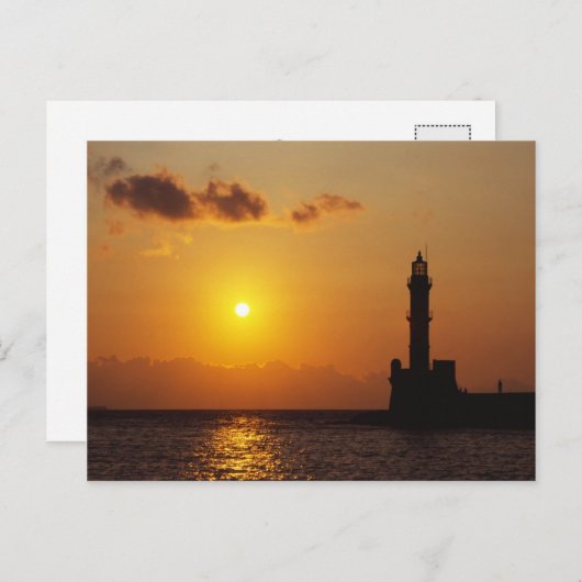 Chania Lighthouse Briefkaart (Voorkant / Achterkant)
