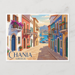 Chania Oude Stad Griekenland Briefkaart