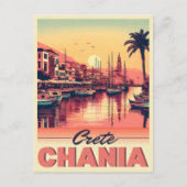  Chania Stad Kreta Griekenland vakantie Briefkaart (Voorkant)