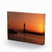 Chania Sunset Photo Block Fotoblokken (Rechts)