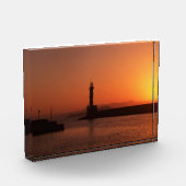 Chania Sunset Photo Block Fotoblokken (Links)