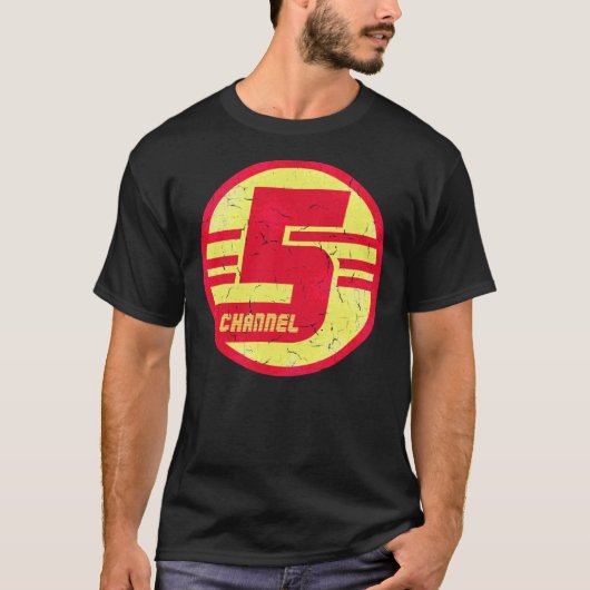 CHANNEL 5 (Tim en Eric Geweldige Show, geweldige b T-shirt (Voorkant)