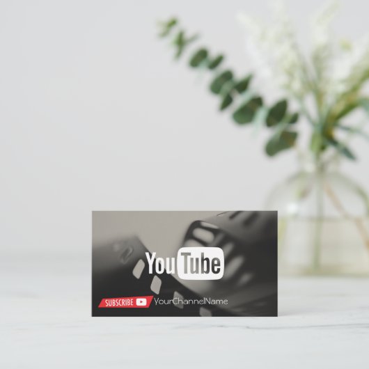 Channel Advertisement-Kaart Visitekaartje (Staand voorkant)