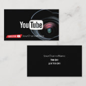 Channel Advertisement-Kaart Visitekaartje (Voorkant / Achterkant)