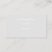 Channel Advertisement-Kaart Visitekaartje (Achterkant)