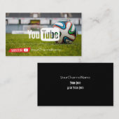 Channel Advertisement-Kaart Visitekaartje (Voorkant / Achterkant)