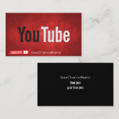 Channel Advertisement-Kaart Visitekaartje (Voorkant / Achterkant)