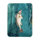 Channel Bass Fish American Painting door Homer Magneet (Verticaal)