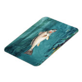 Channel Bass Fish American Painting door Homer Magneet (Linkerzijde)