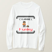 Channel Funky Pixel Art T-shirt (Design voorkant)