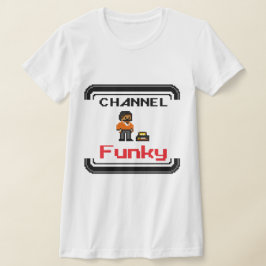 Channel Funky Pixel Art T-Shirt Tanktop