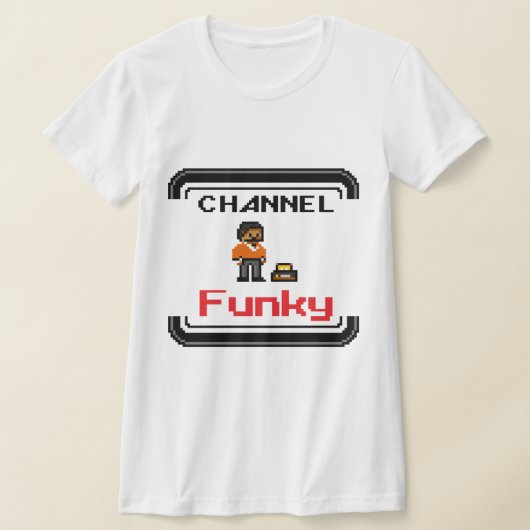 Channel Funky Pixel Art T-Shirt Tanktop (Laagn)