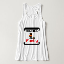 Channel Funky Pixel Art T-Shirt Tanktop