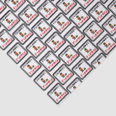 Channel Funky Pixel Art Tissuepapier (Detail)