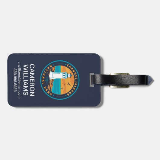 Channel Islands National Park Bagagelabel (Achterkant horizontaal)