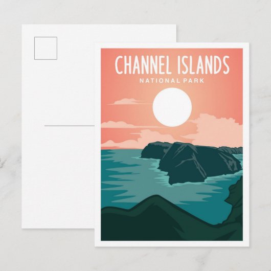 Channel Islands National Park California Travel  Briefkaart (Voorkant / Achterkant)
