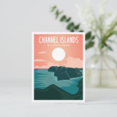 Channel Islands National Park California Travel  Briefkaart (Staand voorkant)