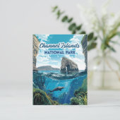 Channel Islands National Park, Californië Kaart (Staand voorkant)
