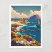 Channel Islands National Park, Californië, Verenig Briefkaart (Voorkant)