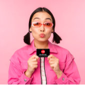 CHANNEL NAAM U BUURT LOGO QR CODE Black White Visitekaartje