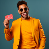 CHANNEL NAAM YOUTUBER LOGO QR CODE CORAL VISITEKAARTJE