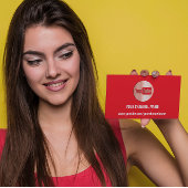 CHANNEL NAAM YOUTUBER LOGO QR CODE RED RODE VISITEKAARTJE