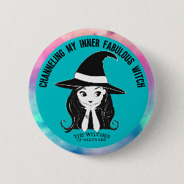 Channeling My Inner Fabulous Witch Ronde Button 5,7 Cm