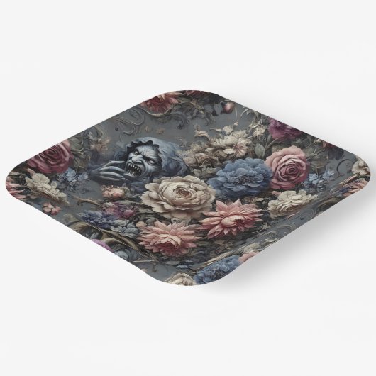 Channeling the Veil – Gothic Victorian Papieren Bordje (Gebogen)