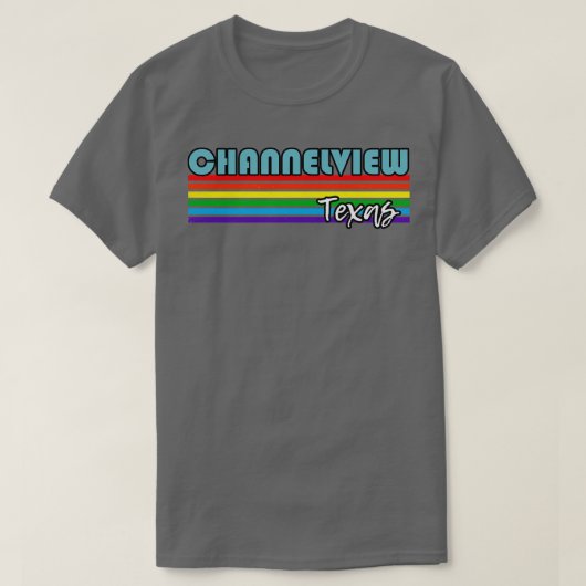 Channelview Texas Pride Channelview LGBT-cadeau L T-shirt (Design voorkant)