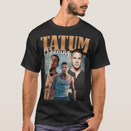Channing Artistatum retro T-shirt (Voorkant)