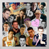 Channing Tatum Collage Poster (Voorkant)