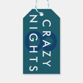 Chanoeka 8 Crazy Nights Gift Label Cadeaulabel