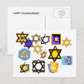 Chanoeka Ansichtkaart Briefkaart (Voorkant / Achterkant)