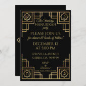 Chanoeka Art Deco Kaart (Voorkant / Achterkant)