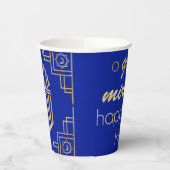 Chanoeka Art Deco Papieren Bekers (Links)