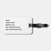 Chanoeka-Bagagelabel Bagagelabel (Achterkant horizontaal)