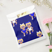 Chanoeka Blauw Konijnenoor Tweelingen Bedankzakje (Gezegeld)