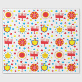 Chanoeka/Chanoeka Verpakkingsdocument Kleurrijke G Cadeaupapier (Vlak)