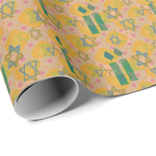 Chanoeka Crafts Party Supplies Gist Wrapping Cadeaupapier (Rol Hoek)